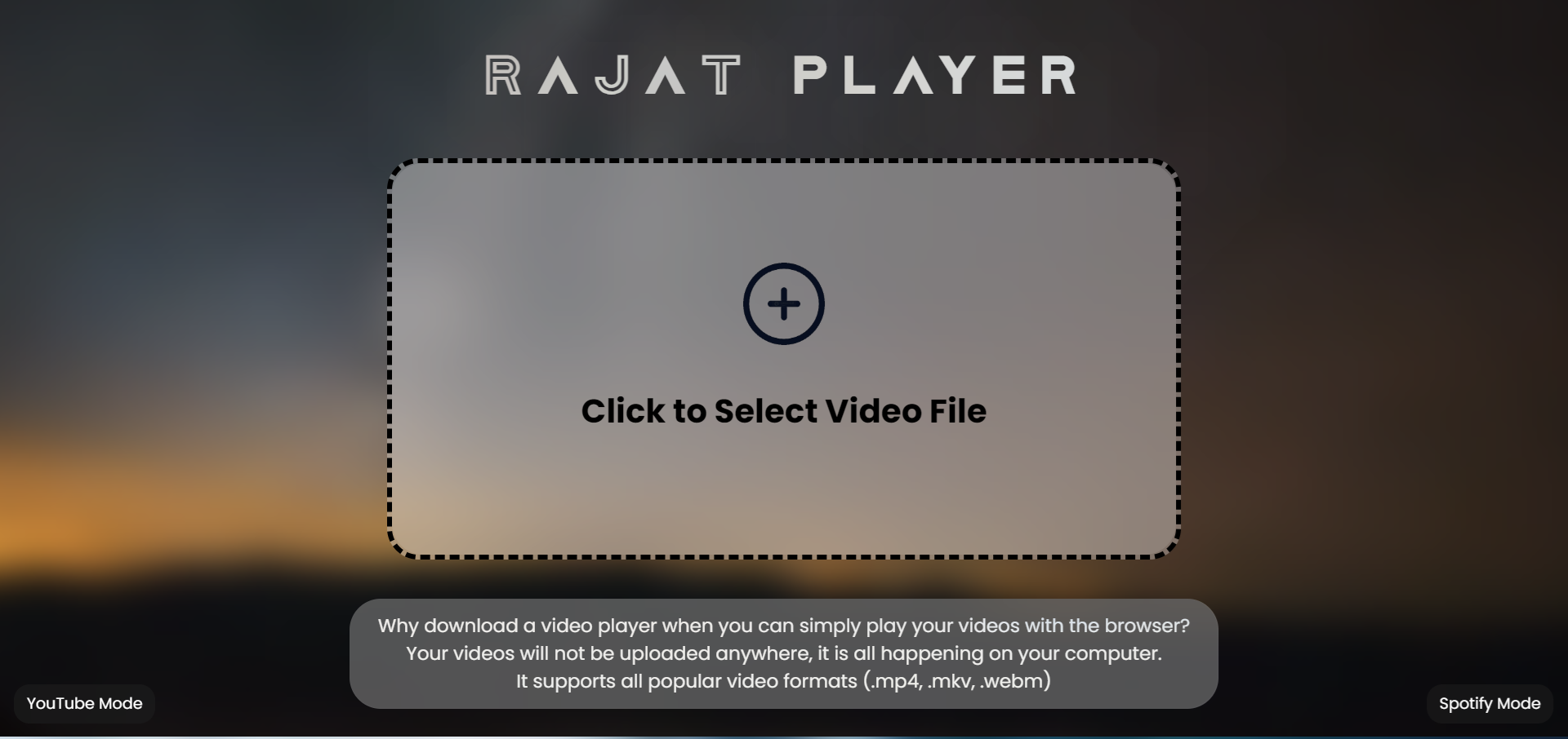 Rajat Media Player